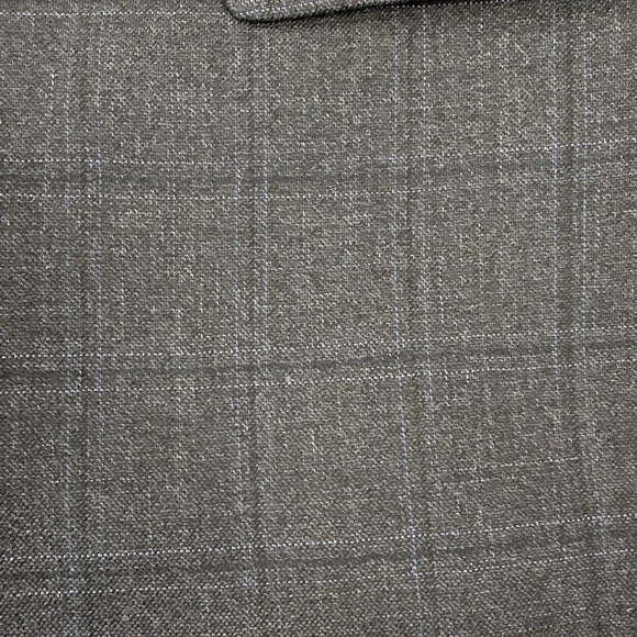 Pronto Uomo Platinum 100% Wool Blazer Men 40R Black Plaid 2 Button Double Vented - Picture 3 of 16